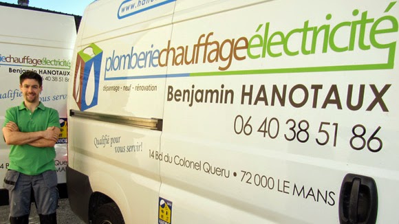 Hanotaux Plomberie EIRL, plombier à Le Mans