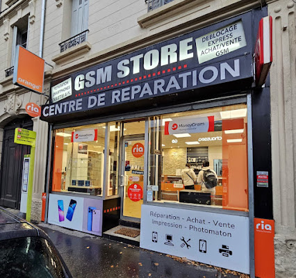 GSM STORE CENTRE DE RÉPARATION ET TRANSFERTS D’ARGENTS (MONEYGRAM,RIA), réparation de smartphone à Saint-Étienne