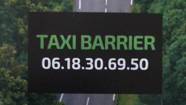 Taxi Barrier, taxi à Tours