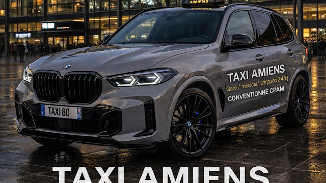 𝙄𝙇𝙔𝙀𝙎 𝙏𝘼𝙓𝙄 𝘼𝙈𝙄𝙀𝙉𝙎 – Transports 24/7, Aéroport, Gare, Médicalisé, Colis, vtc à Amiens