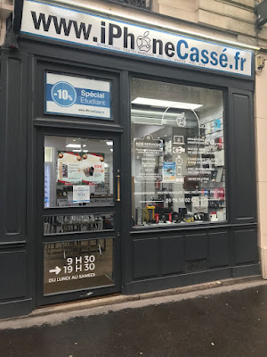 iPhonecassé, réparation de smartphone à Paris