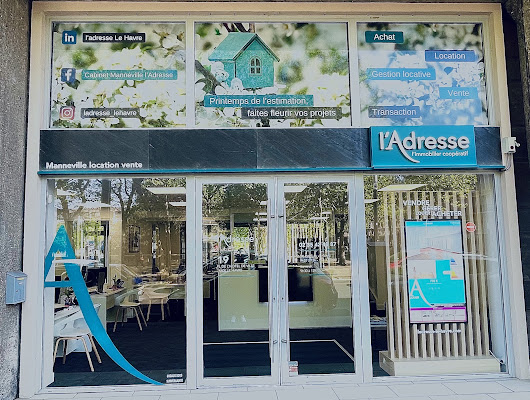 Agence immobilière l'Adresse Cabinet Manneville Le Havre, agence immobilière à Le Havre