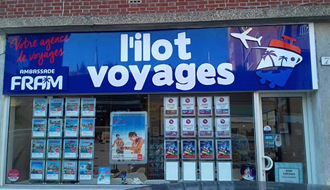 AMBASSADE FRAM ILOT VOYAGES, agence de voyage à Amiens
