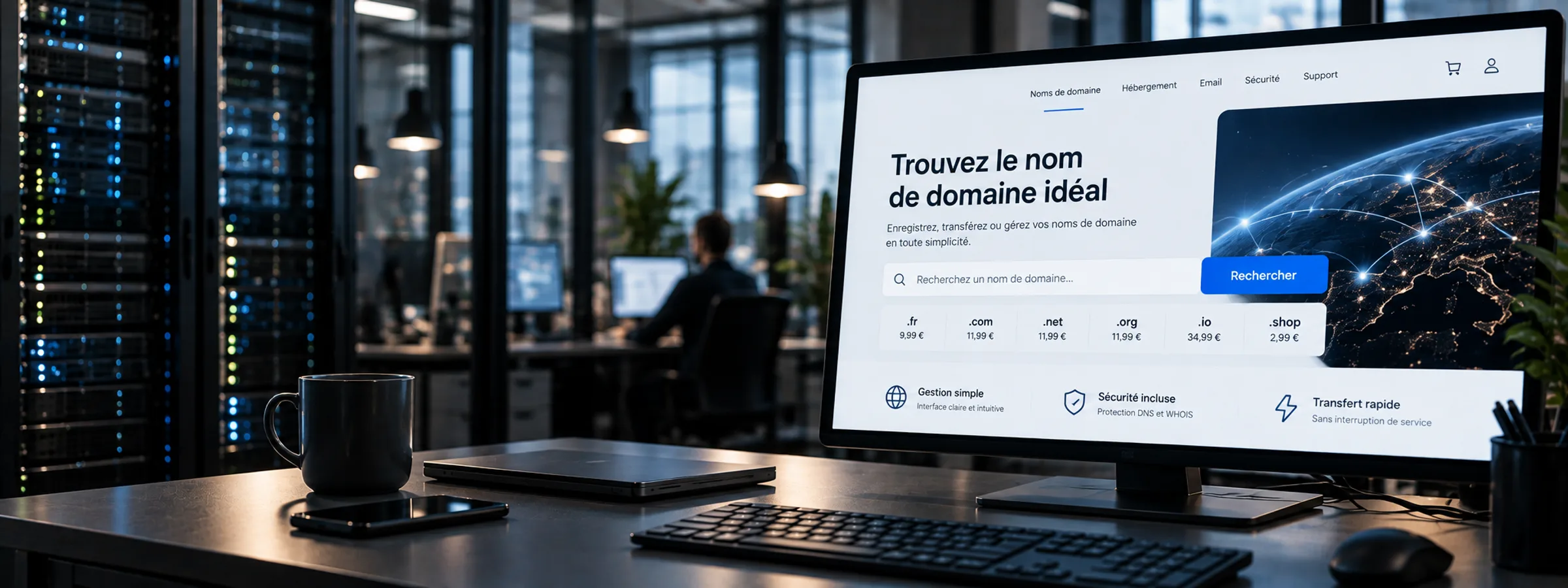 Noms de domaine en France