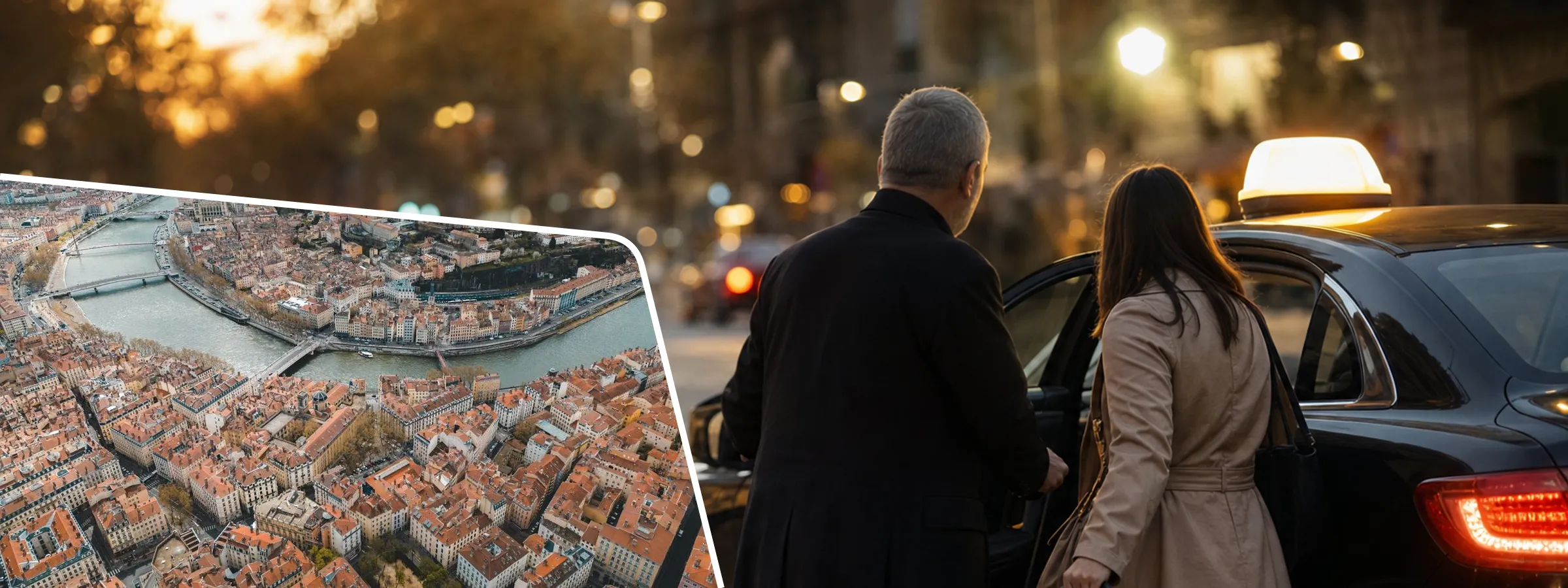 Taxi à Lyon